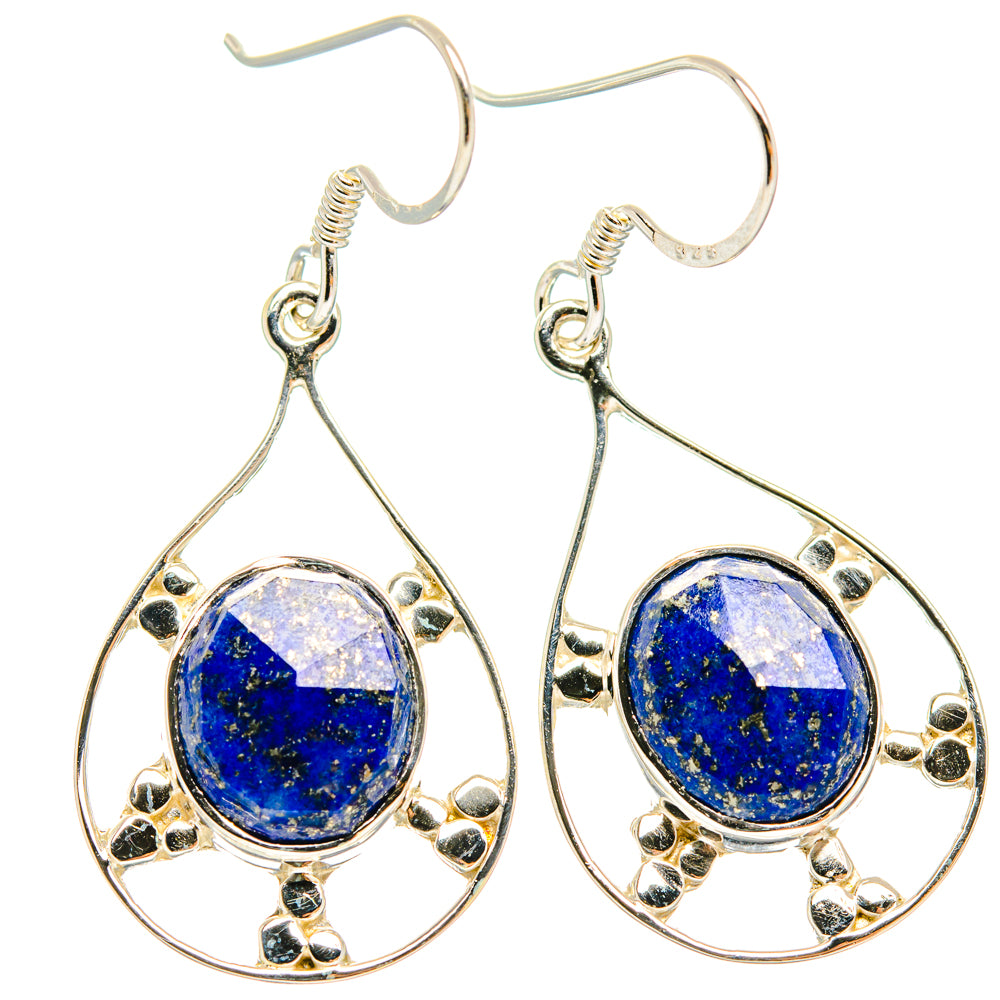 Lapis Lazuli Earrings handcrafted by Ana Silver Co - EARR427352 - Photo 2