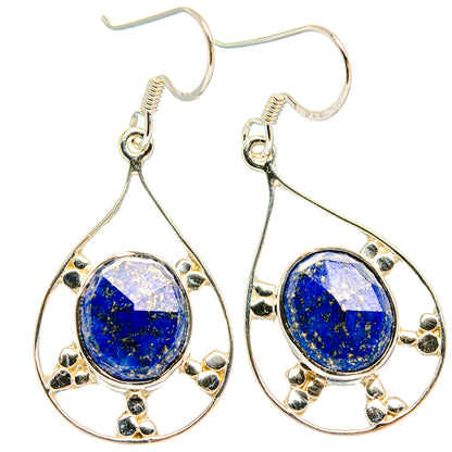 Lapis Lazuli Earrings handcrafted by Ana Silver Co - EARR427352 - Photo 2