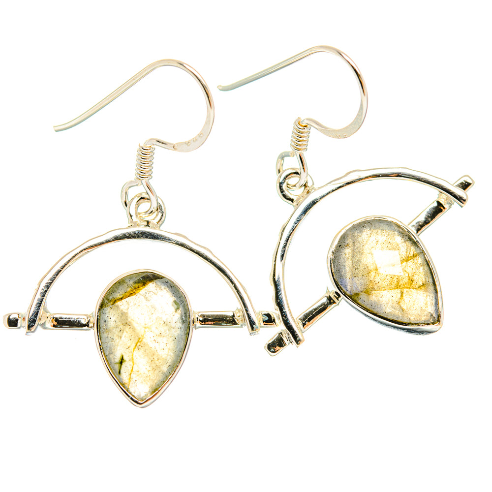 Labradorite Earrings handcrafted by Ana Silver Co - EARR427367 - Photo 2