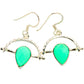 Chrysoprase Earrings handcrafted by Ana Silver Co - EARR427371 - Photo 2