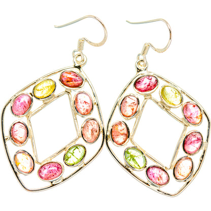 Tourmaline Earrings handcrafted by Ana Silver Co - EARR427375 - Photo 2