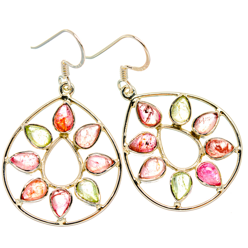 Tourmaline Earrings handcrafted by Ana Silver Co - EARR427378 - Photo 2