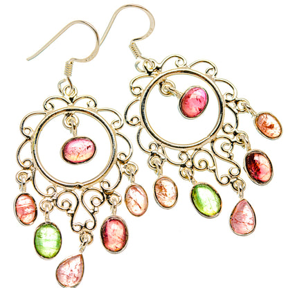 Tourmaline Earrings handcrafted by Ana Silver Co - EARR427379 - Photo 2