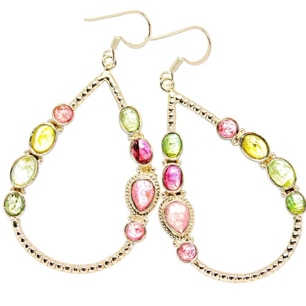 Tourmaline Earrings handcrafted by Ana Silver Co - EARR427382 - Photo 2