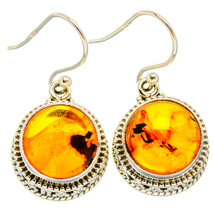 Baltic Amber Earrings handcrafted by Ana Silver Co - EARR427388 - Photo 2