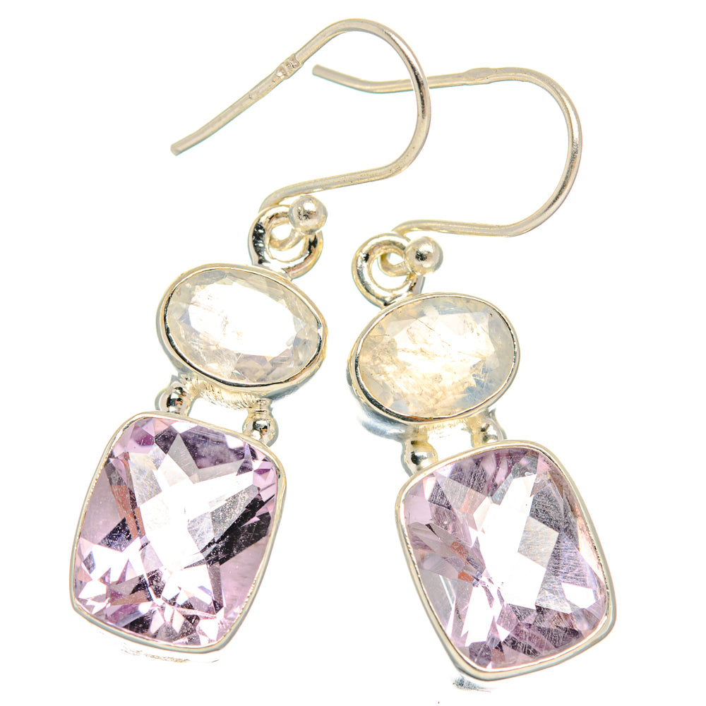 Kunzite Earrings handcrafted by Ana Silver Co - EARR427389 - Photo 2