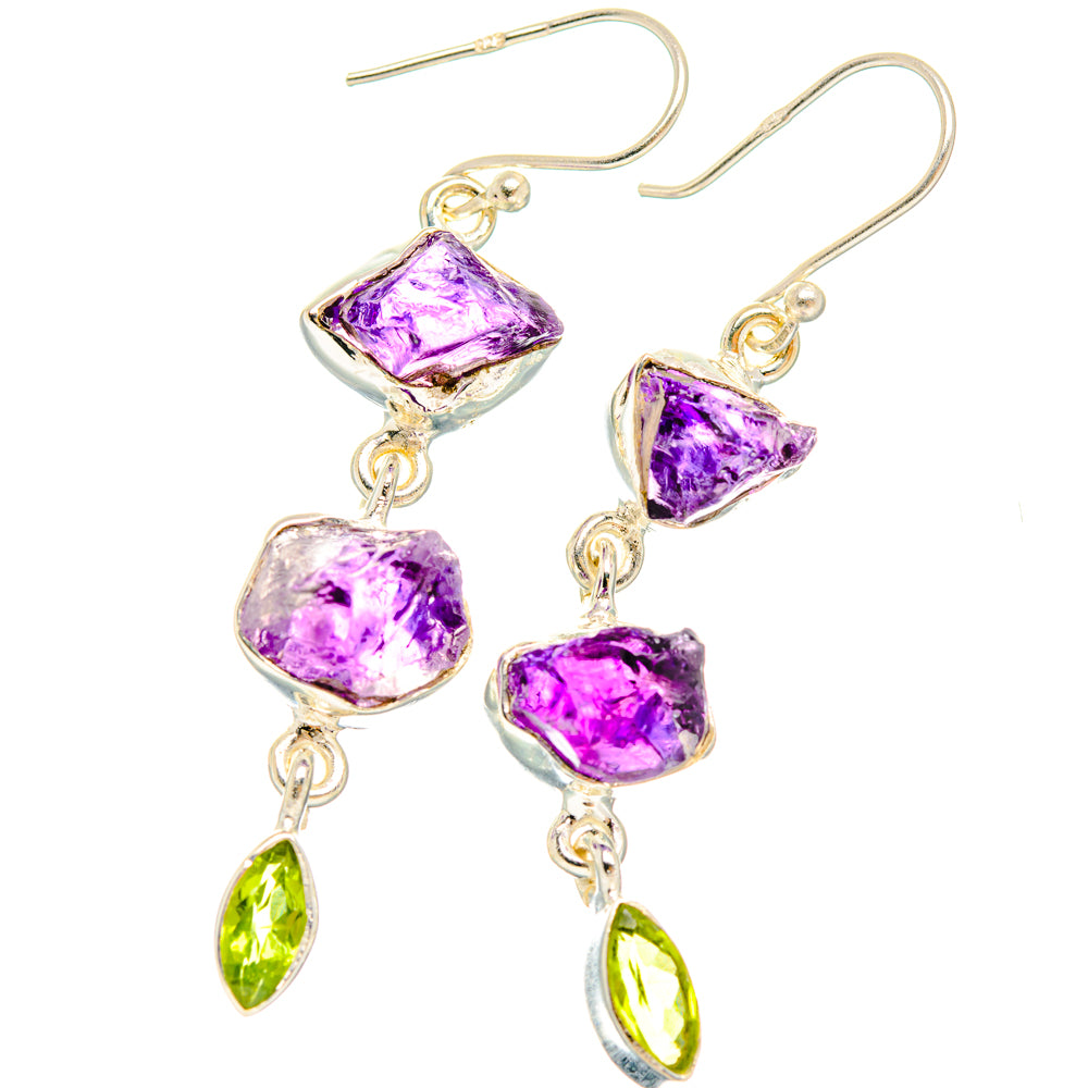 Amethyst Earrings handcrafted by Ana Silver Co - EARR427396 - Photo 2