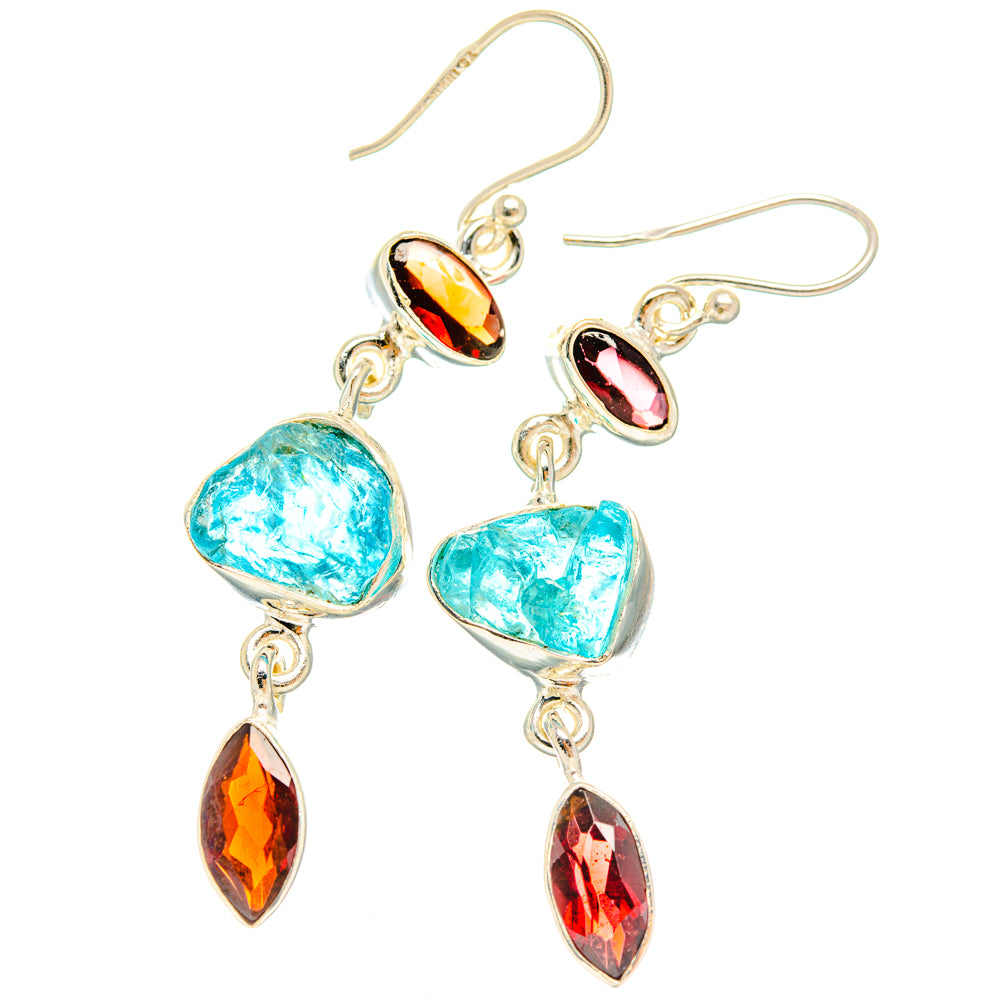 Apatite Earrings handcrafted by Ana Silver Co - EARR427400 - Photo 2