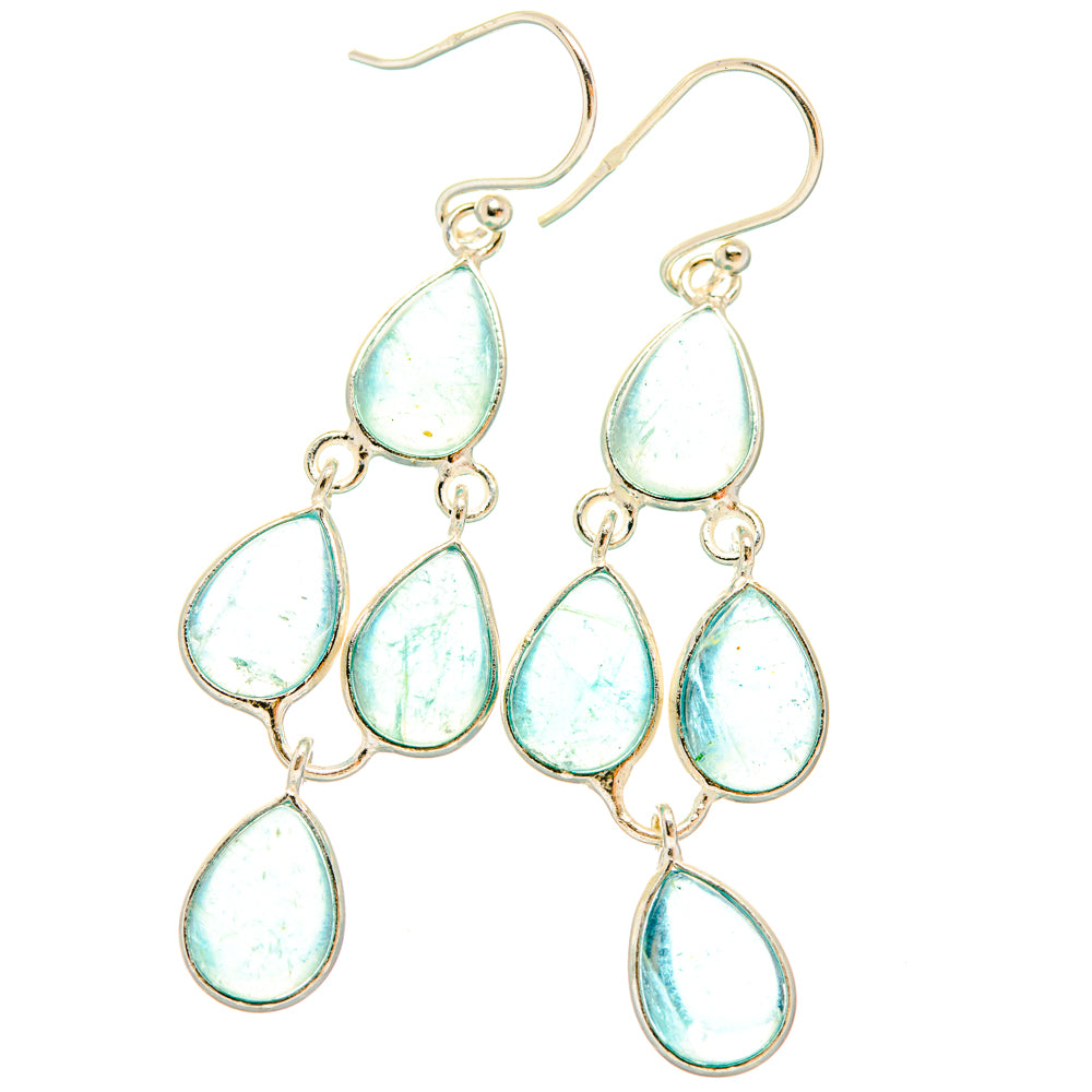 Aquamarine Earrings handcrafted by Ana Silver Co - EARR427404 - Photo 2