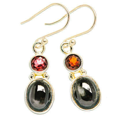Star Diopside Earrings handcrafted by Ana Silver Co - EARR427414 - Photo 2