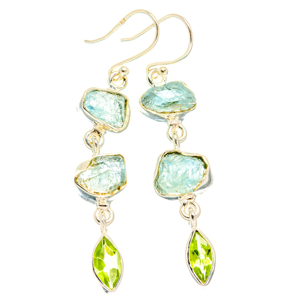 Aquamarine Earrings handcrafted by Ana Silver Co - EARR427422 - Photo 2
