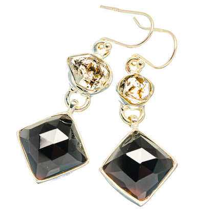 Black Onyx Earrings handcrafted by Ana Silver Co - EARR427424 - Photo 2