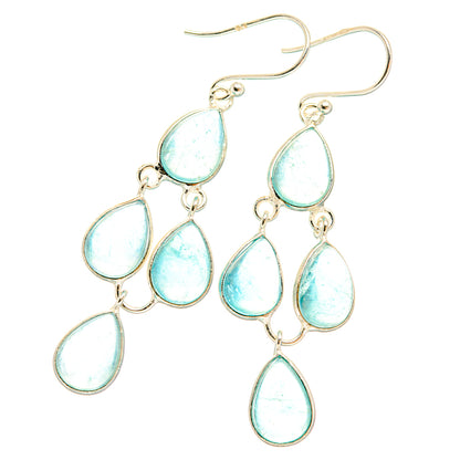 Aquamarine Earrings handcrafted by Ana Silver Co - EARR427425 - Photo 2