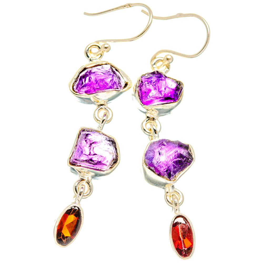 Amethyst Earrings handcrafted by Ana Silver Co - EARR427457 - Photo 2