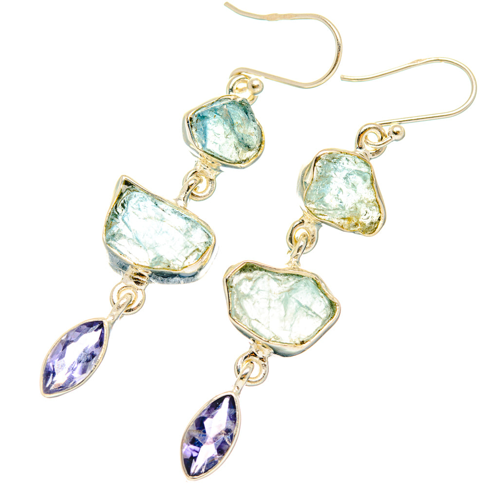 Aquamarine Earrings handcrafted by Ana Silver Co - EARR427461 - Photo 2