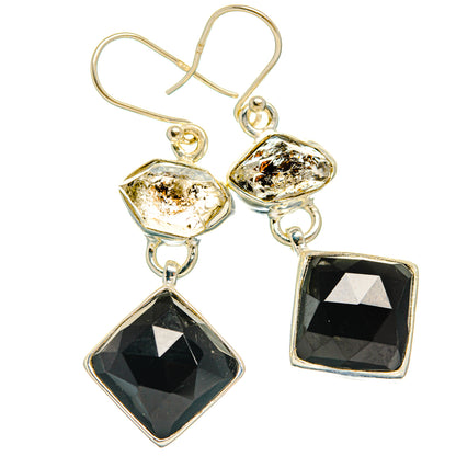 Black Onyx Earrings handcrafted by Ana Silver Co - EARR427471 - Photo 2