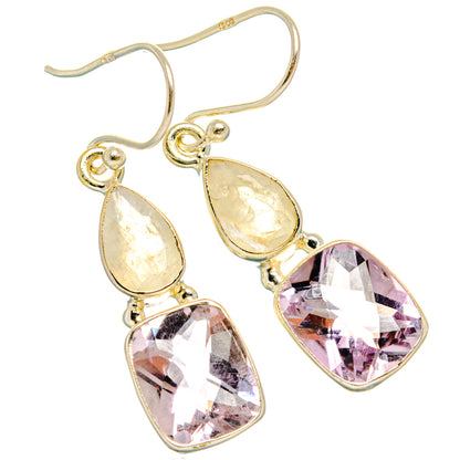 Kunzite Earrings handcrafted by Ana Silver Co - EARR427477 - Photo 2