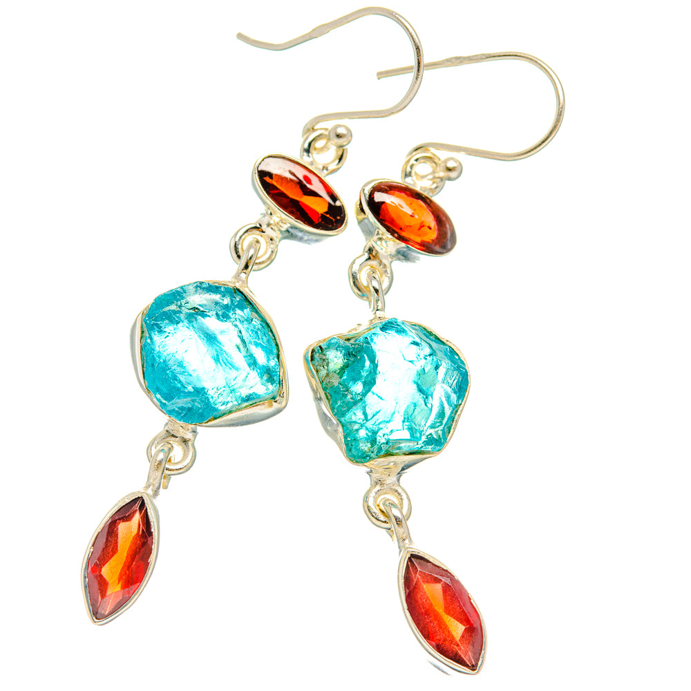 Apatite Earrings handcrafted by Ana Silver Co - EARR427482 - Photo 2
