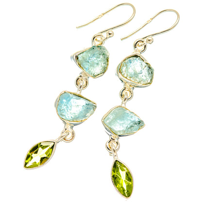 Aquamarine Earrings handcrafted by Ana Silver Co - EARR427484 - Photo 2