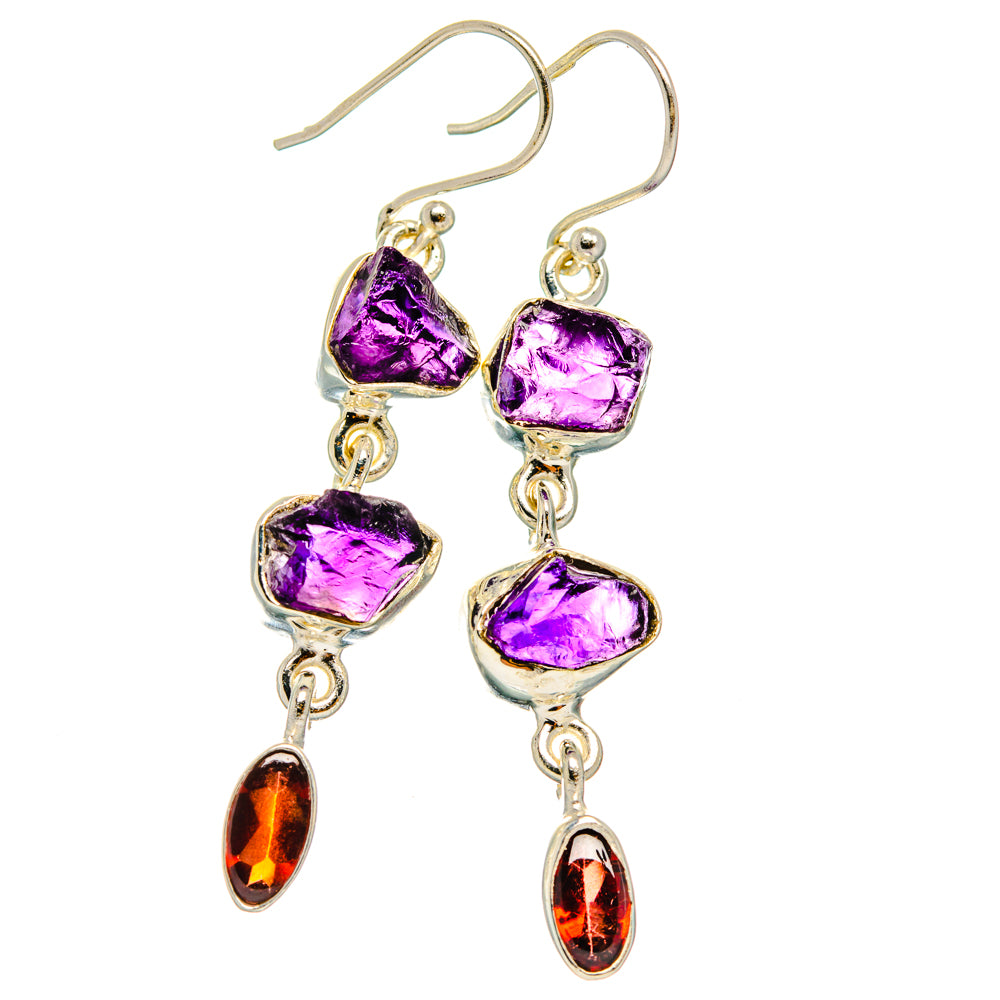 Amethyst Earrings handcrafted by Ana Silver Co - EARR427496 - Photo 2