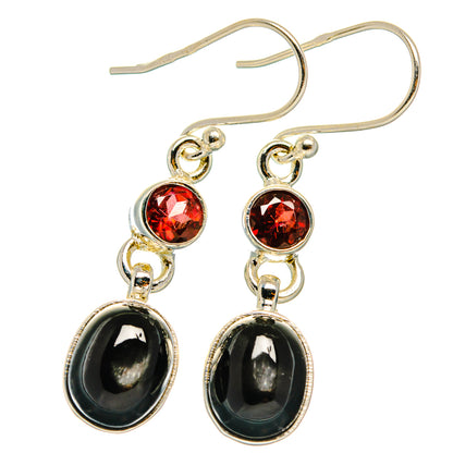 Star Diopside Earrings handcrafted by Ana Silver Co - EARR427499 - Photo 2