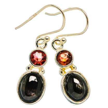Star Diopside Earrings handcrafted by Ana Silver Co - EARR427501 - Photo 2