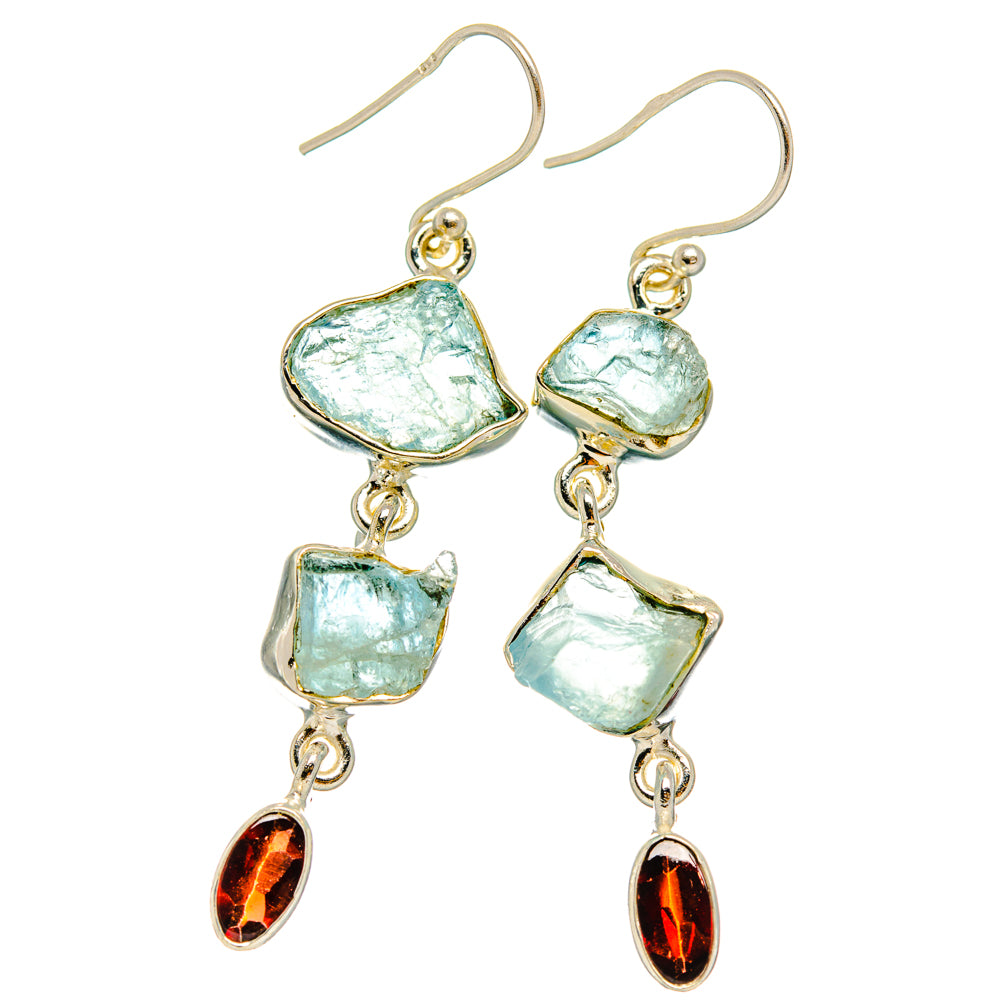 Aquamarine Earrings handcrafted by Ana Silver Co - EARR427505 - Photo 2