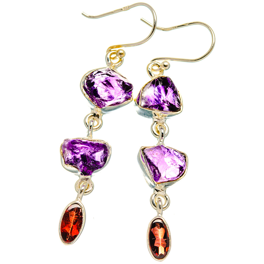 Amethyst Earrings handcrafted by Ana Silver Co - EARR427507 - Photo 2