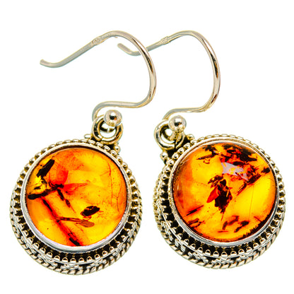 Baltic Amber Earrings handcrafted by Ana Silver Co - EARR427515 - Photo 2