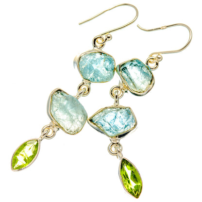 Aquamarine Earrings handcrafted by Ana Silver Co - EARR427521 - Photo 2