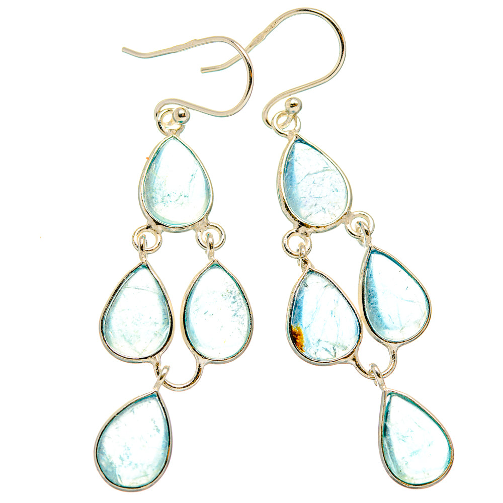 Aquamarine Earrings handcrafted by Ana Silver Co - EARR427522 - Photo 2