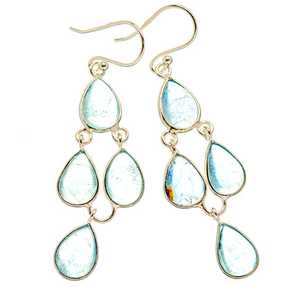 Aquamarine Earrings handcrafted by Ana Silver Co - EARR427522 - Photo 2