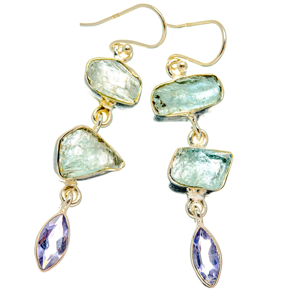 Aquamarine Earrings handcrafted by Ana Silver Co - EARR427526 - Photo 2