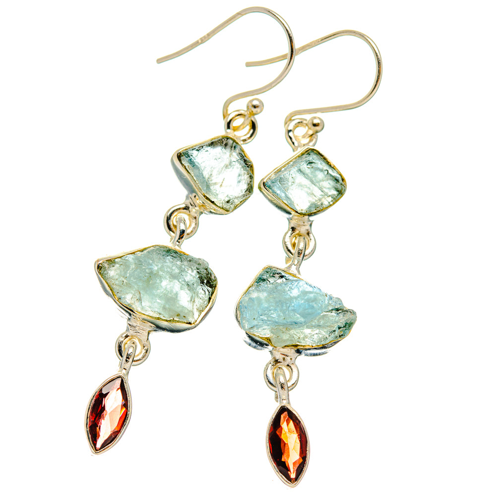 Aquamarine Earrings handcrafted by Ana Silver Co - EARR427528 - Photo 2
