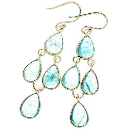 Apatite Earrings handcrafted by Ana Silver Co - EARR427530 - Photo 2