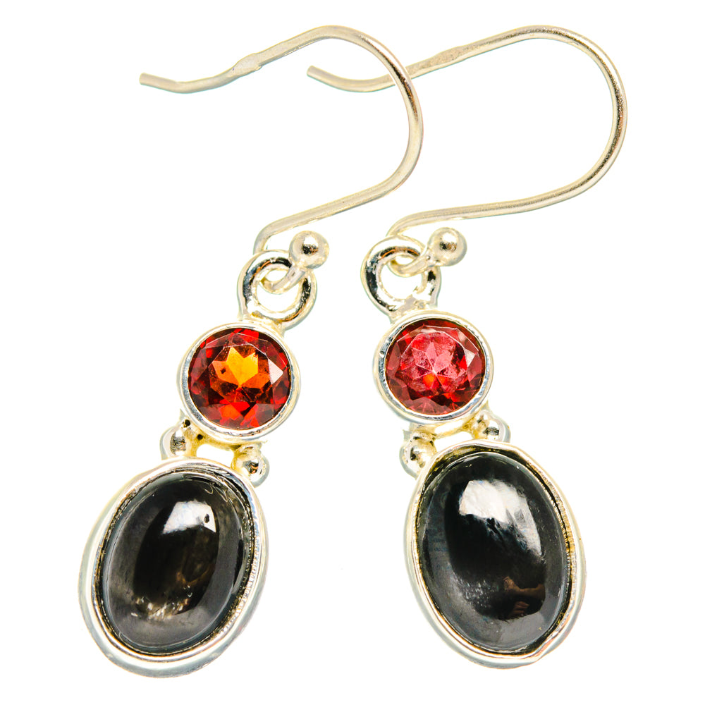 Star Diopside Earrings handcrafted by Ana Silver Co - EARR427541 - Photo 2
