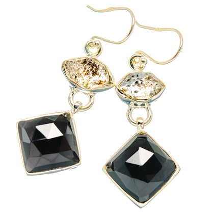 Black Onyx Earrings handcrafted by Ana Silver Co - EARR427542 - Photo 2