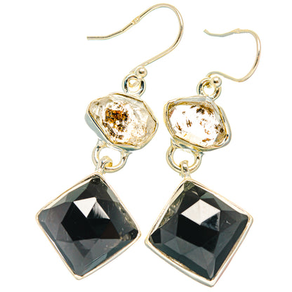 Black Onyx Earrings handcrafted by Ana Silver Co - EARR427555 - Photo 2