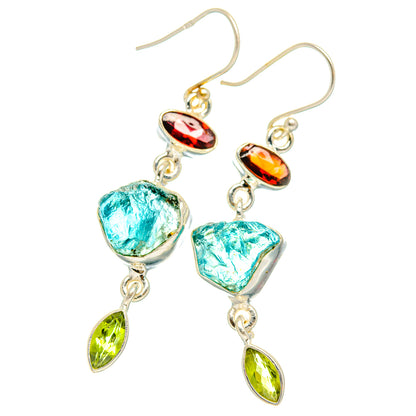 Apatite Earrings handcrafted by Ana Silver Co - EARR427571 - Photo 2