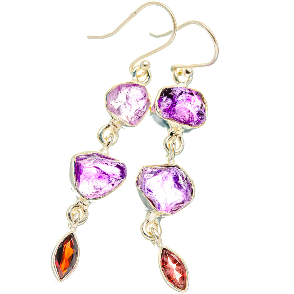 Amethyst Earrings handcrafted by Ana Silver Co - EARR427572 - Photo 2
