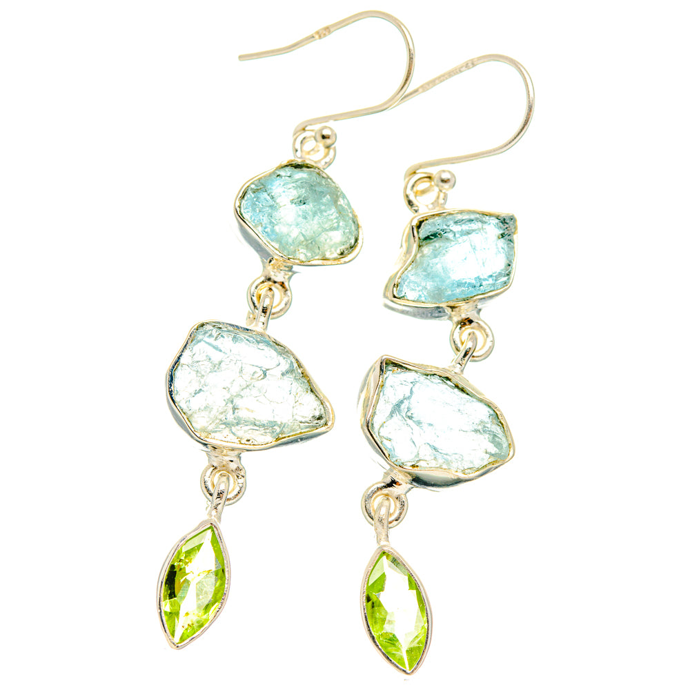 Aquamarine Earrings handcrafted by Ana Silver Co - EARR427573 - Photo 2