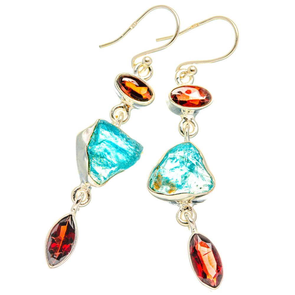 Apatite Earrings handcrafted by Ana Silver Co - EARR427577 - Photo 2