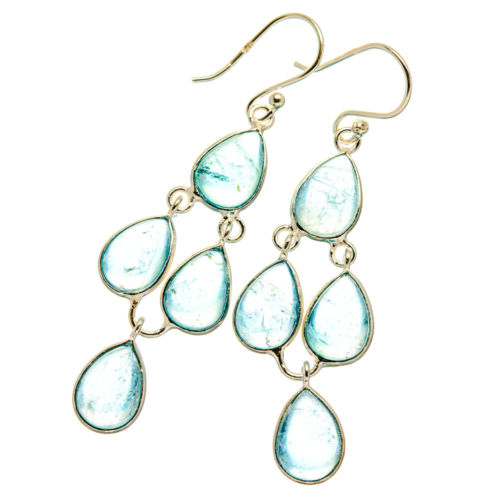 Aquamarine Earrings handcrafted by Ana Silver Co - EARR427583 - Photo 2
