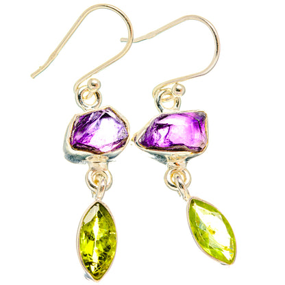 Amethyst Earrings handcrafted by Ana Silver Co - EARR427596 - Photo 2