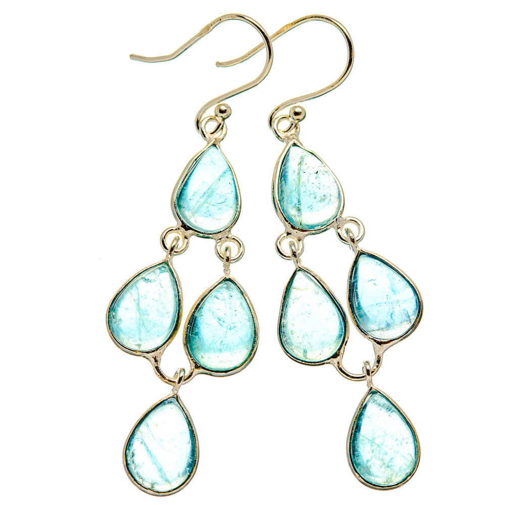 Aquamarine Earrings handcrafted by Ana Silver Co - EARR427597 - Photo 2