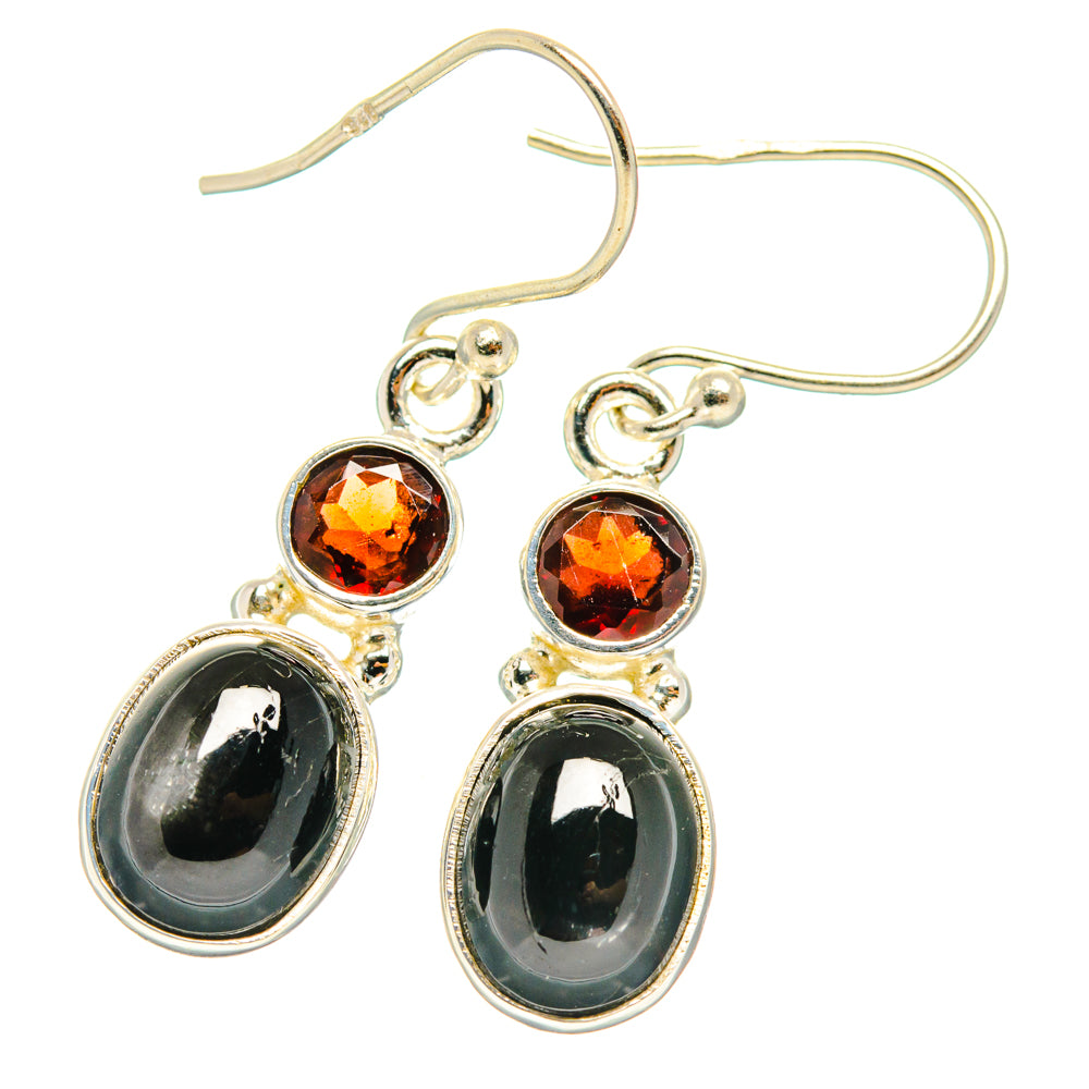 Star Diopside Earrings handcrafted by Ana Silver Co - EARR427606 - Photo 2