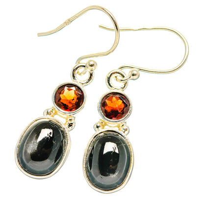 Star Diopside Earrings handcrafted by Ana Silver Co - EARR427606 - Photo 2