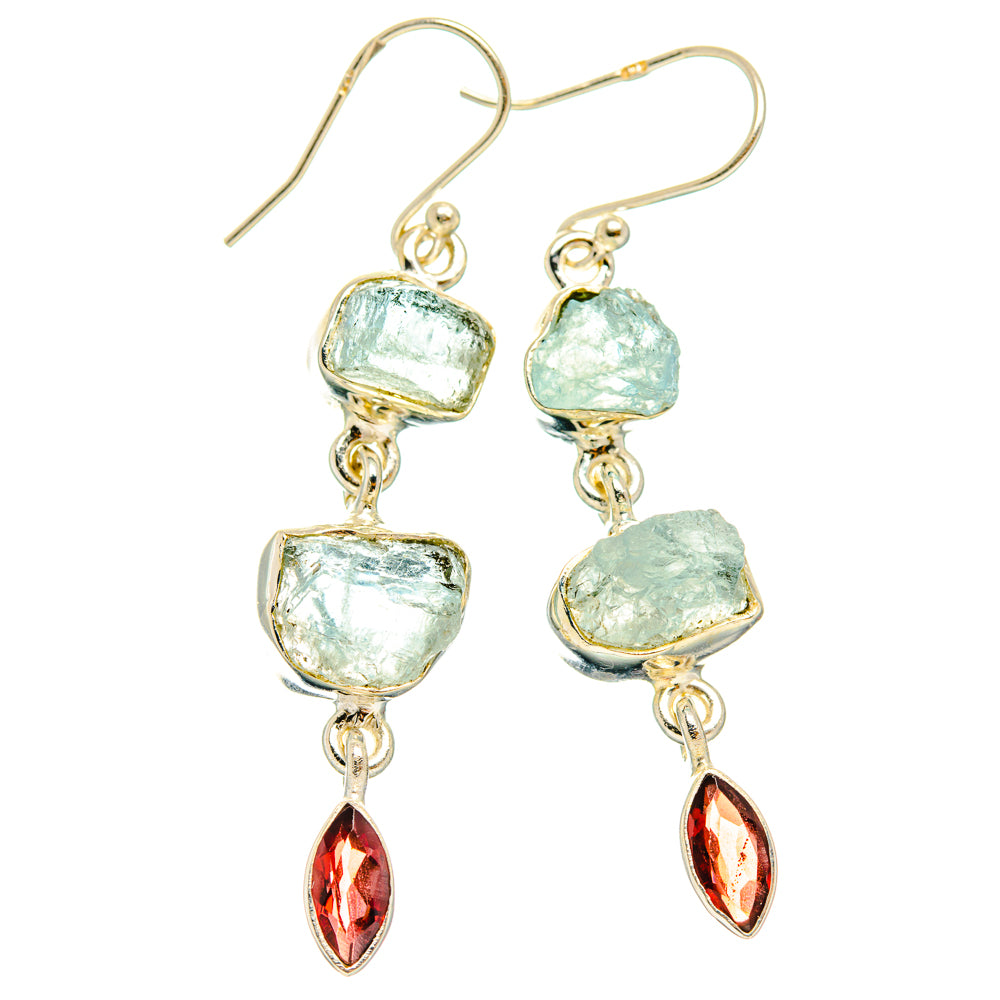 Aquamarine Earrings handcrafted by Ana Silver Co - EARR427611 - Photo 2