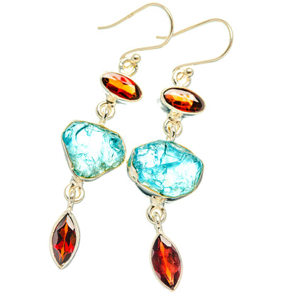 Apatite Earrings handcrafted by Ana Silver Co - EARR427616 - Photo 2
