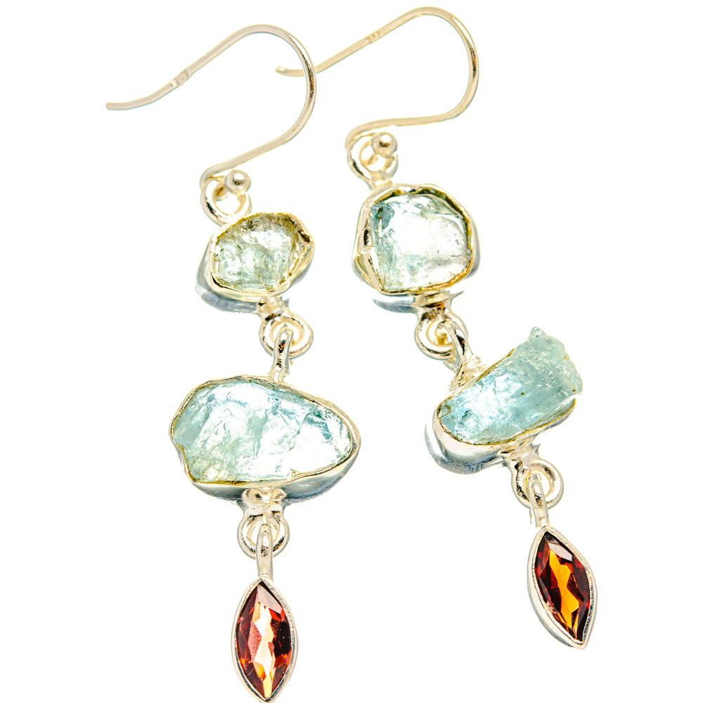 Aquamarine Earrings handcrafted by Ana Silver Co - EARR427633 - Photo 2